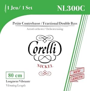 Corelli Fractional Struny Kontrabasowe 1/4 Niklowe