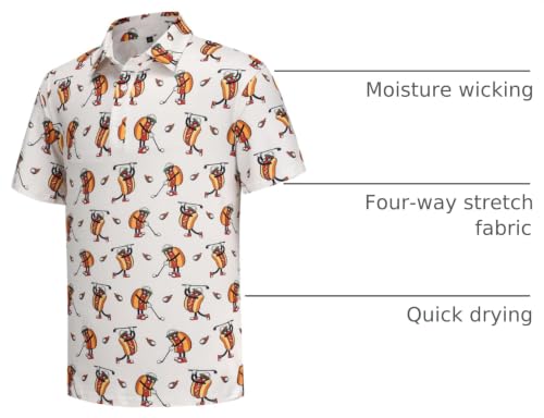 Camisetas Polo para Hombre con Diseños Divertidos de Golf miniatura 4