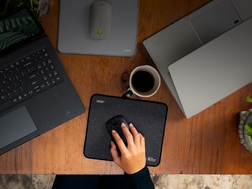 Acer Vero Mouse, Mouse Wireless, Wireless a 2.4 GHz fino a 10 Metri, fino a 4.200 DPI, Mouse Ergonomico, Realizzato con il 30% di plastica riciclata post-consumo, Rotella Silenziosa, Nero - Mouse gaming - Immagine 5