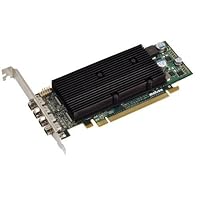 Matrox Video Card M9148-E1024LAF Low Profile PCI-Express x16 DisplayPort with 1 GB of memory Brown Box