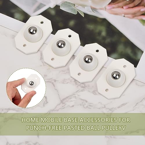 Wisebom Rotelle Autoadesive Mini Ruote Girevoli