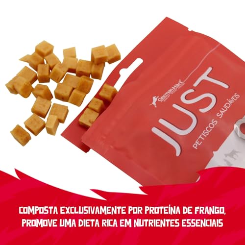 JUST Petiscos Saudáveis Pack com 6 Unidades Sabor Cubos de Pato 55G