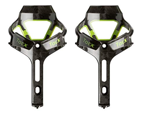 2個セット Tacx（タックス）Ciro（サイロ）ボトルケージ Bottle Cage (グリーン) [並行輸入品]