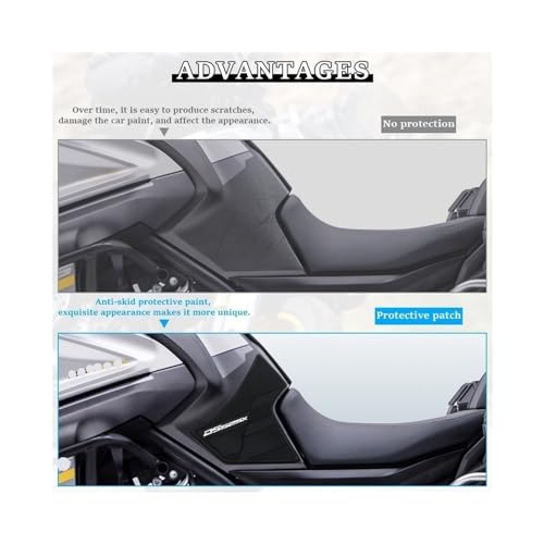 Coussinets protecteurs réservoir VOGE DS525X finition premium ajustement parfait - 3