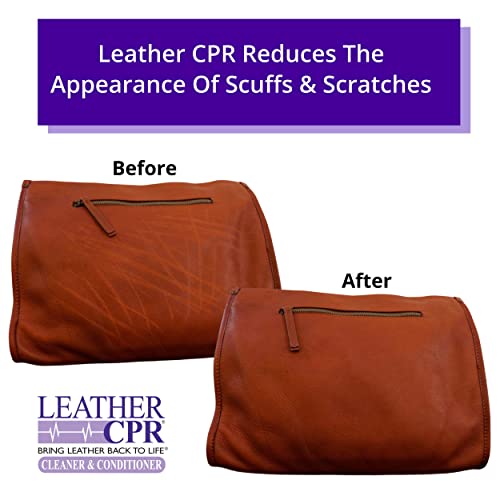 Leather Cpr Cleaner & Conditioner 18Oz - Best Leather Cleaner & Conditioner. Cleans, Conditions, Restores & Protects Leather Furniture, Handbags, Car Seats, Jackets, Boots, Shoes, Saddles, Tack & More #TOP5