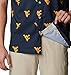 Columbia Men's Standard Super Slack Tide Shirt, WV - Navy Logo Print, Large