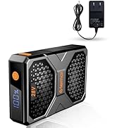 Amazon.co.jp: 28Vバッテリーと充電器 30000mAh大容量 ファン付き作業