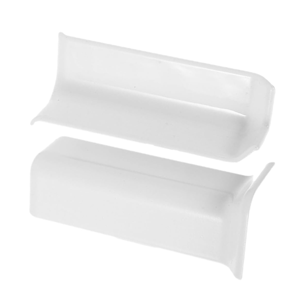 VILLCASE 2pcs Abs Corner Edge Protectors Easy Install Furniture Wall Corner Guards Molding Trim Protector for Indoor/Outdoor