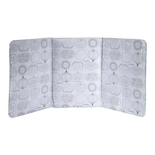 3-Sided Foldable Aluminum Splatter Guard | Nonstick Grease Shield for Frying | 33