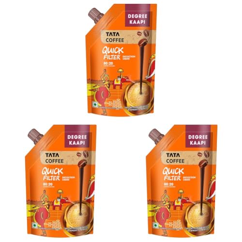 Image of Tata Degree Kaapi Filter Coffee Decoction Liquid 200ml, Easy to Make, Filter Coffee Like Experience (Pack of 3)