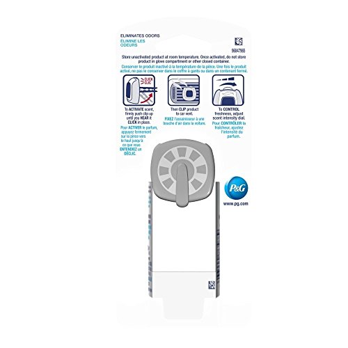 Image of Febreze Car Vent Clip Auto, Home Office AC Air Freshener & Odor Eliminator, With Gain Original - 2 Pieces