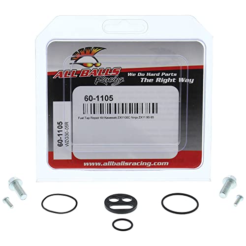 Image of All Balls Racing 60-1105 Fuel Tap Repair Kit Compatible With /Replacement For Kawasaki ZX 11 Ninja (ZX 1100C) 1990-1993