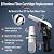 BriskSpring Whole House Water Filter System, MEGA Spin Down Sediment Filter, 1-10mircon PP Filter+Carbon Block Reduces Chlorine, Sediment&Odor, No-Shutoff Maintenance, 1" MNPT + 3/4" FNPT, White