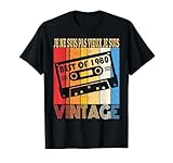 io non sono vecchio sono vintage cassette best of 1980 maglietta
