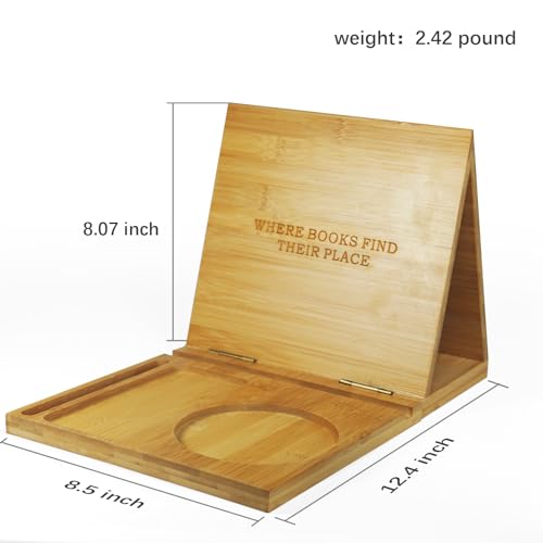 Bibliothèque triangulaire bois pour protéger lunettes et ranger tablettes