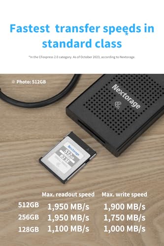 Image of Nextorage CFexpress Type B Memory Card SE Series 128GB max Read 1100MB /s
