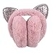 Adore store Los Auriculares del oído del Gato Creativo del oído Forma Espesor Orejeras Precioso rellena Brillo Diadema Tocado de la Manera Accesorio del Pelo del Color de la Nieve Brotes