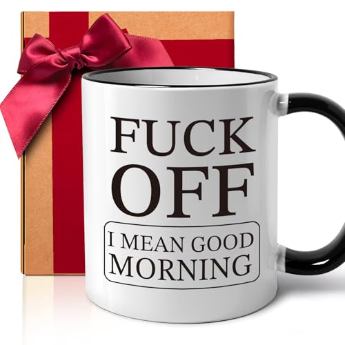 ZWV Funny Coffee Mugs Adult Humor，The Fuckening Cup Funny Mom Coffee Gift Sarcastic - Mom Coffee Gifts Fun Work Coffee Mugs with Sayings Friend Black Accent Mug