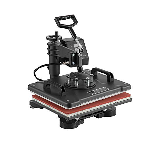Shzond Heat Press 12”X 15” 5 In 1 Combo Heat Transfer Machine Multifunctional Digital Transfer Sublimation Heat Press Machine For T Shirts/Hat/Mug/Plate/Cap (12X15 Inch 5 In 1) #TOP2