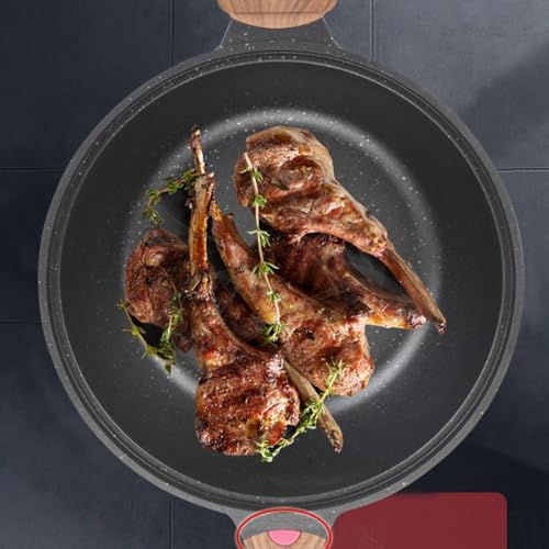 Wok con recubrimiento antiadherente y tapa de vidrio miniatura 4