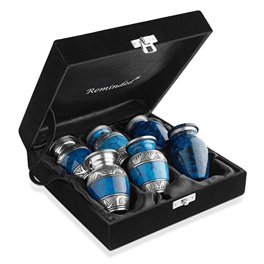 Can i transport human ashes in air luggage Set of 6 Mini Cremation Urns with Velvet Case