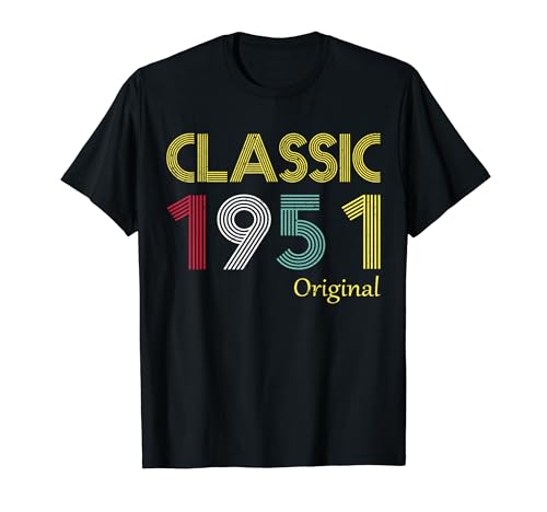 Classic 1951 Original Birth Of Birthday Vintage Men Women T�V���c