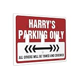 KAXW Copertura per interruttore della luce della fattoria Harry'S Parking Only Switch Copertura Placca a parete Placca da parete personalizzata 3 Presa a muro