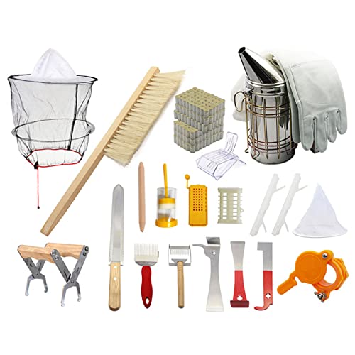 Herramientas De Apicultor, Herramientas De Suministros De Apicultura De Lujo De 26 Piezas Cover