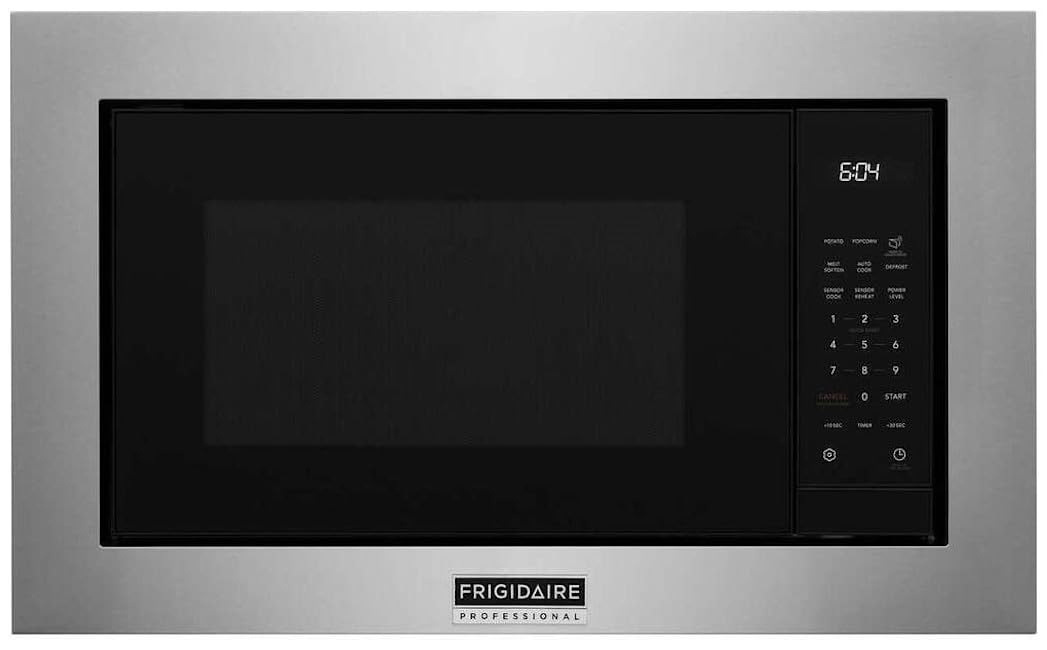 Frigidaire PMBS3080BF 2 2 cu ft Built-In Microwave Oven with Sensor Cook Trim Kit Required Sold Separately