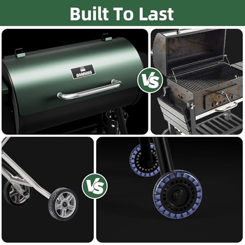 Pellet-Smoker-Grill-Combo-565-SQIN-Cooking-Area-with-PID-Temperature-Control-180-450F-Electric-BBQ-Meat-Grills-Smokers-Patio-Backyard-for-Roast-Outdoor Pellet Smoker Grill Combo 565 SQIN Cooking Area with PID Temperature Control 180 450F Electric BBQ Meat Grills Smokers Patio Backyard for Roast Outdoor