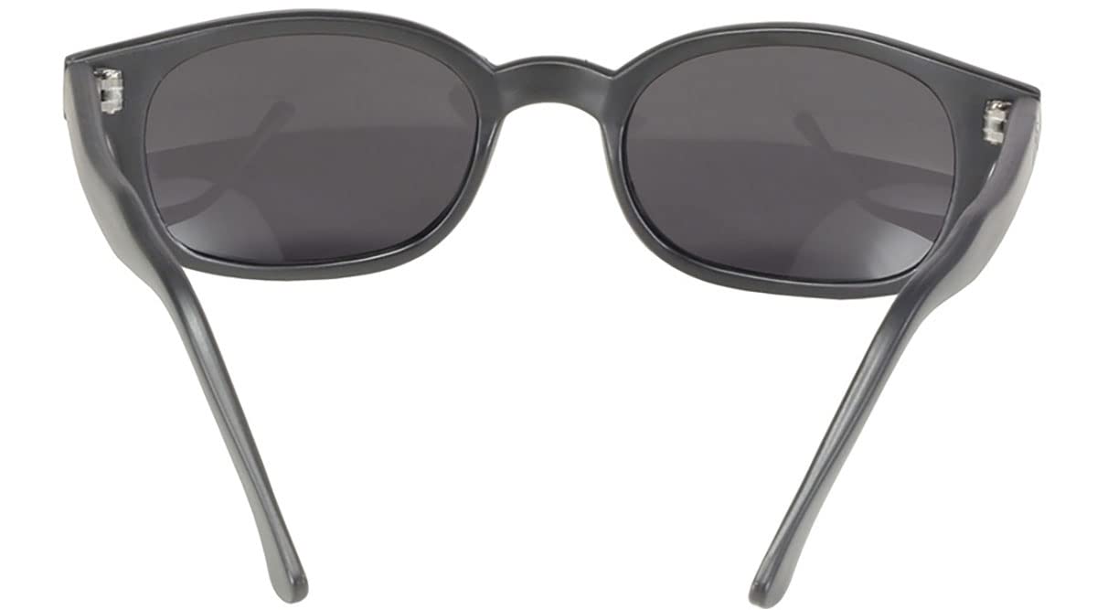 KD's 21120 - Occhiali da sole nero opaco sportivi e motociclisti - Nero