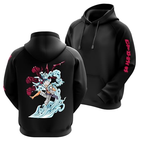 Image of fanideaz Mens Cotton Anime Sleeve Printed Hooded Sweatshrits for Men