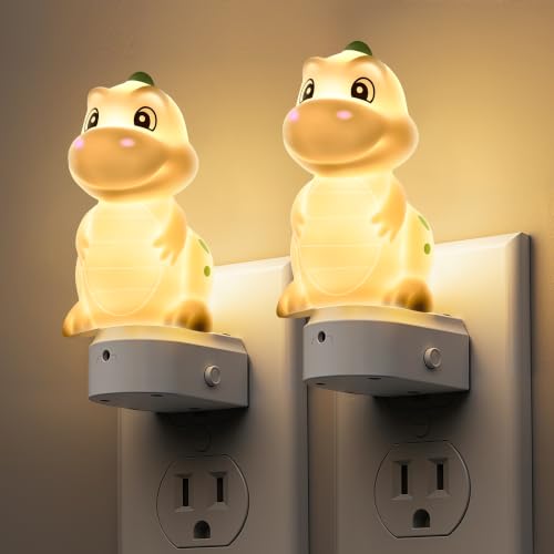 Image of L LOHAS LED Plug in Night Light for Kids, 3D Cute Dinosaur Night Lights