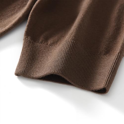 Women's Silk Cashmere Blend Crew Neck Short Sleeve Cardigan Sweaters Button Down Lightweight Knitwear Summer Tops3