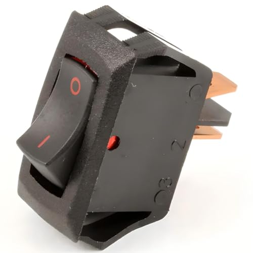 OCS Parts 3373 On/Off SPST Rocker Switch Crathco Bubblers and Cold Beverage Dispensers | Compatible Replacement for Grindmaster Cecilware 3373