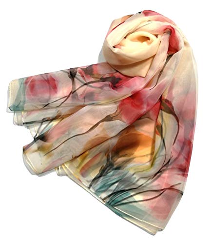 Shanlin Super Large Silk Feel Floral Scarves for Women in Gift Box3