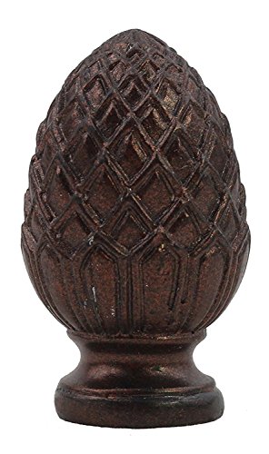 Image of Urbanest Pineapple Lamp Finial, 2-inch Tall, Oil-Rubbed Bronze