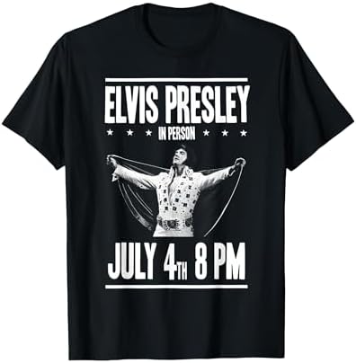Elvis Presley 4 de Julio Concierto Camiseta