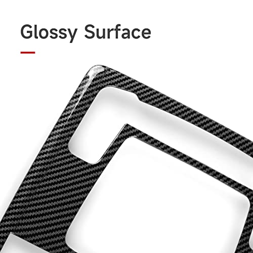 Image of Car Reading Light Cover Decals for 2022 2023 2024 2025 2026 Honda Civic 11th Gen Accessories ABS Carbon Fiber Interior Stickers