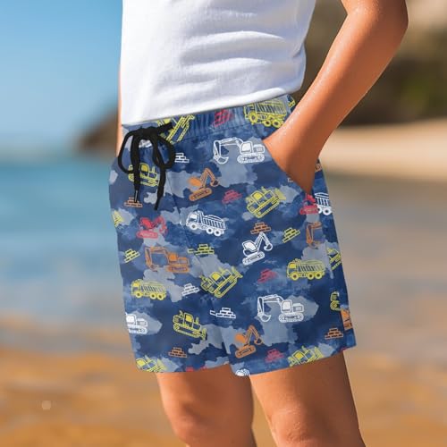 Boys Beach Shorts for Kids Pants with Pockets for Preschool Children2
