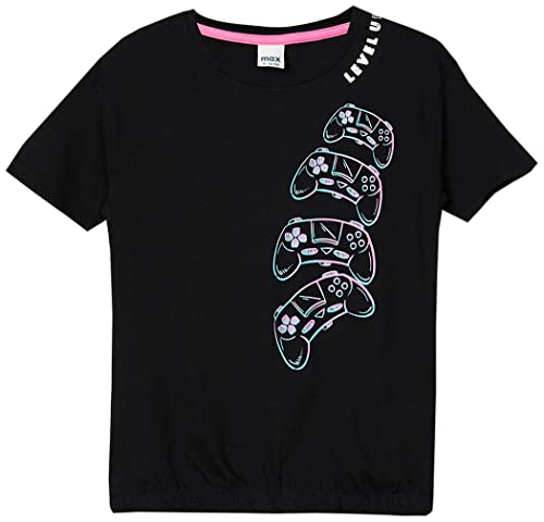 Image of Max Girls Printed Round Neck T-Shirt