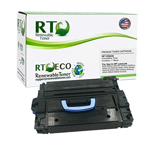 New Arrivals Renewable Toner USA Remanufactured Toner Cartridge Replacement for HP 43X C8543X Laser Printers 9000 9040 9050 M9040 M9050 E72535 70% Off Discount Renewable Toner USA Remanufactured Toner Cartridge Replacement for HP 43X C8543X Laser Printers 9000 9040 9050 M9040 M9050 E72535