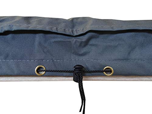 Housse de protection imperméable table 160 x 90 cm bâche de table rectangulaire jardin - 4