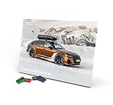 Audi Adventskalender - Lindt Vollmilch Schokolade - Audi RS 6 Avant - DIN A4 // Officially licensed by AUDI AG // Audi A / S / RS / R8 / Audi Sport / Quattro / Premium