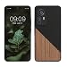 Produktbild kwmobile Hülle kompatibel mit Xiaomi 12T / 12T Pro - Handyhülle - Handy Schutzhülle - Smartphone Cover - Dunkelbraun Schwarz