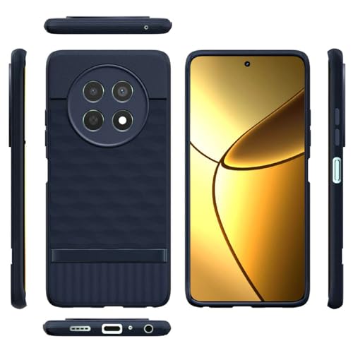 Image of Shockproof Case for Realme C63 5G | Full Camera Protection | TPU Flexible Back Cover for Realme C63 5G (Steel Blue)