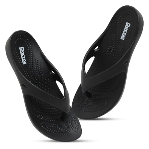 Image of DOCTOR HEALTH SUPER SOFT Women Ultra Soft Cushion Footbed Slipper | Comfortable Light Weight Waterproof Slippers |Adult Flip Flops Mild Acupressure | All Day Wear