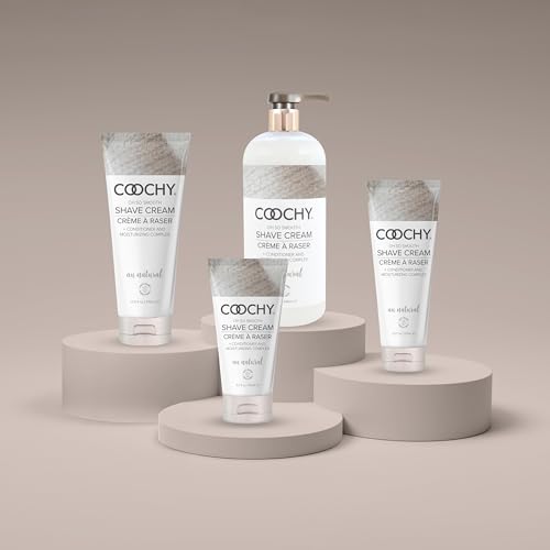 Coochy Intimate Shaving Cream | Shave Conditioner & Moisturizer for Face & Body | Ideal for Sensitive Skin Care, Anti-Bump | Au Natural,32 oz - Thumbnail 7