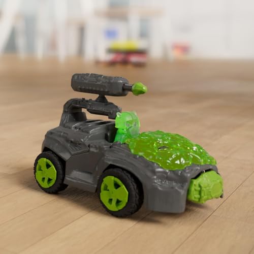 Image of Schleich Eldrador Creatures - 7 inch Stone CrashMobile with Mini Creature Playset - Pull-Back Action, Shooting Toy Car for Boys and Girls - Cool, Green Fantasy Action Figure for Kids Age 7+