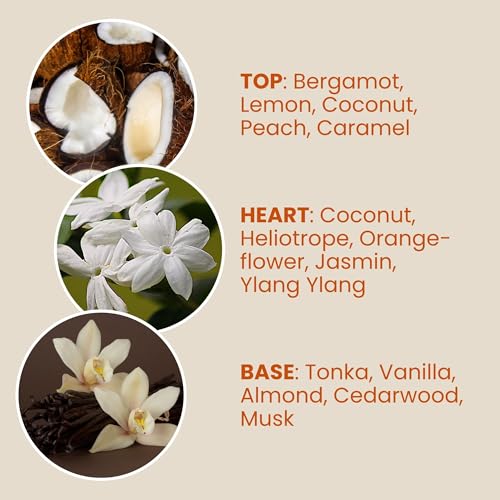 Jean & Len Haarparfum you’re my coco vanilla, duftet nach Kokos & süßer Vanille, pflegende Formel, für alle Haartypen geeignet, beschwert das Haar nicht, vegan Hair Perfume, ohne Silikone, 105 ml – Bild 5